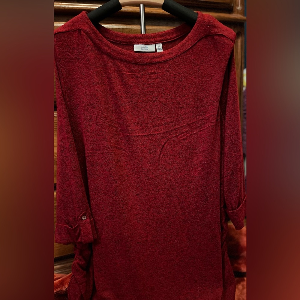 Croft & Barrow Red Women's Sweater